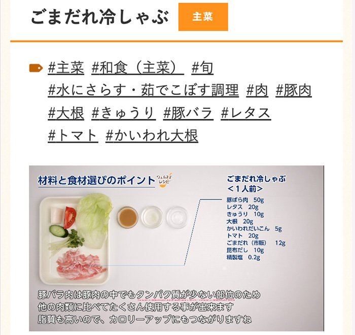 ウェルネス腎臓病レシピ