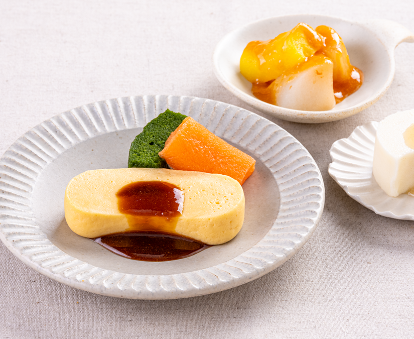 卵の野菜あんかけ