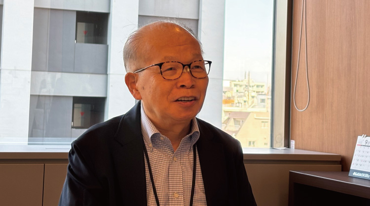 話している画像