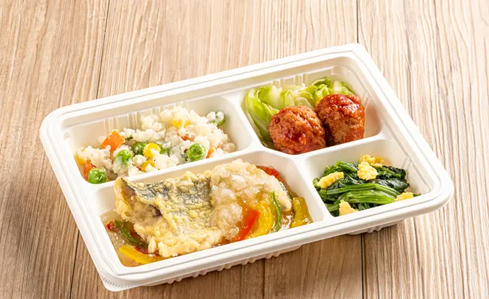 野菜とさわらのみぞれあん