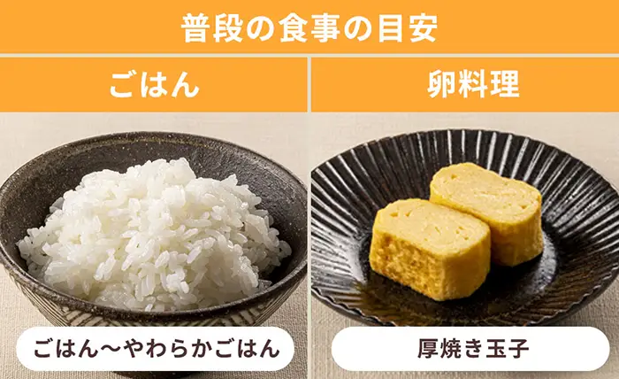 やわらかさ目安