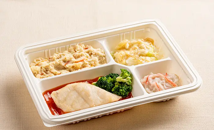 カレイのトマトソース