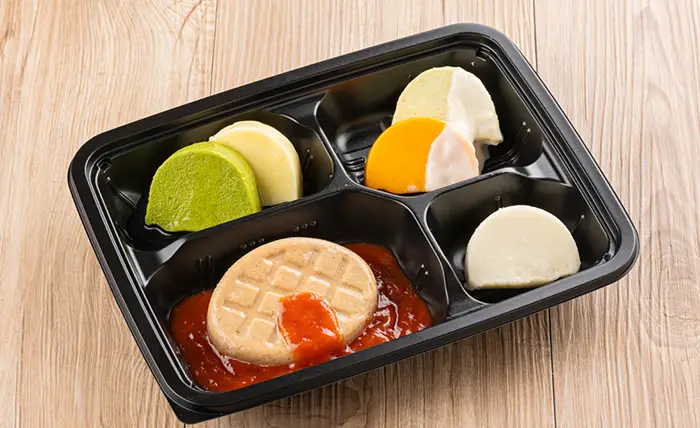 トマトソースハンバーグ