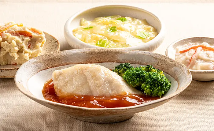 カレイのトマトソース