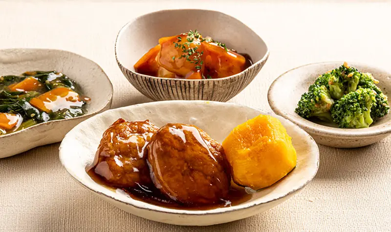 しっかりとした味付けで介護食とは思えない美味しさ