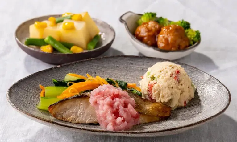 あじのさっぱり梅おろしかけ