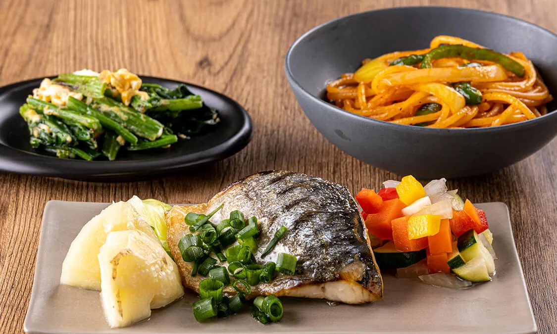 サバのねぎ塩焼き