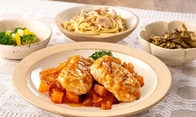 ゴロッと肉団子のトマト煮込み