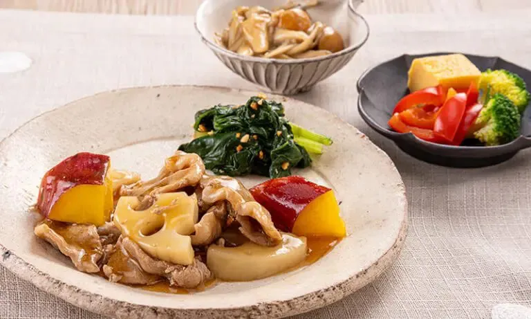 豚肉とさつま芋のてりてり煮