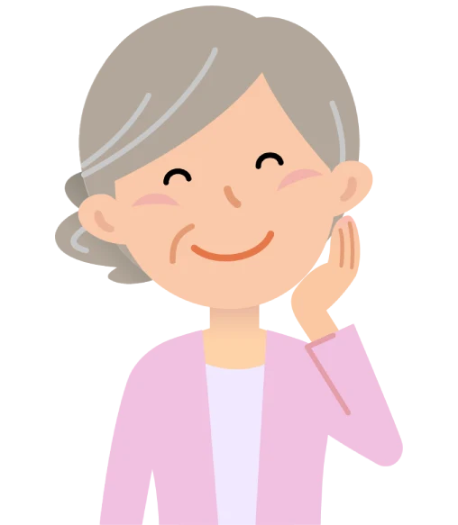 悩んでいる女性のイラスト