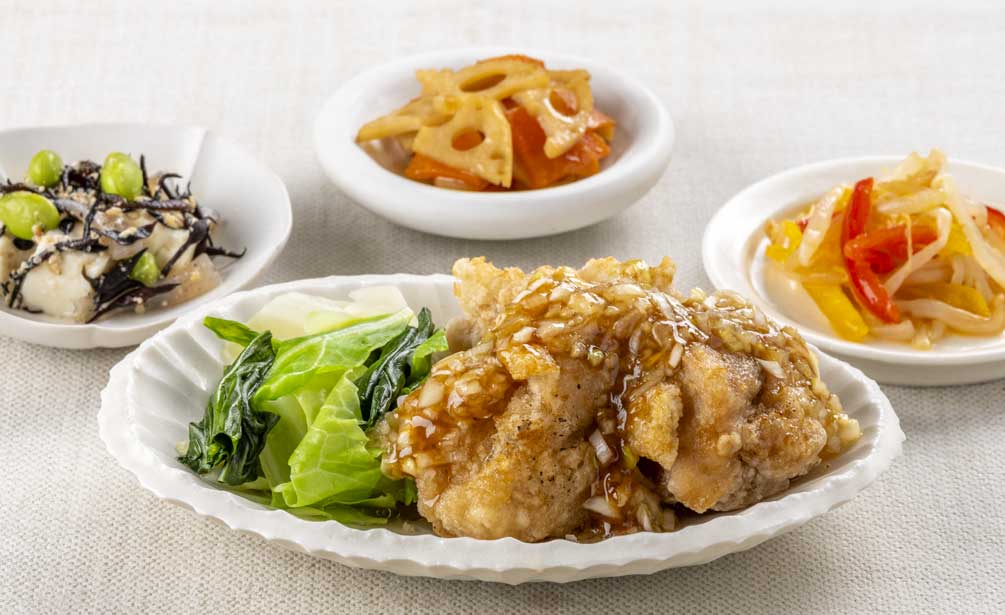 鶏の唐揚げ香味たれ