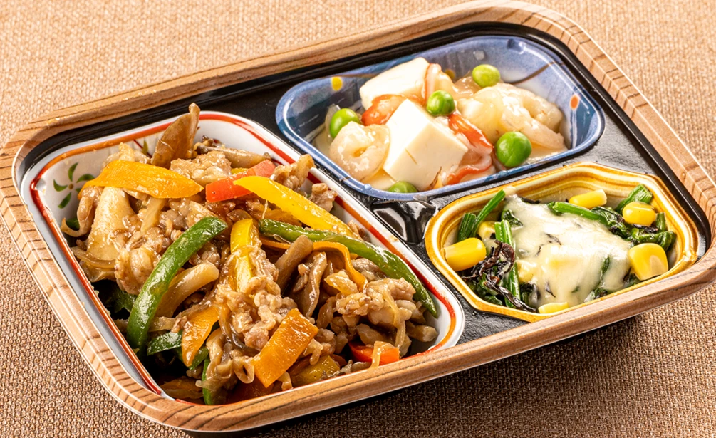 牛肉と彩り野菜のオイスター炒め