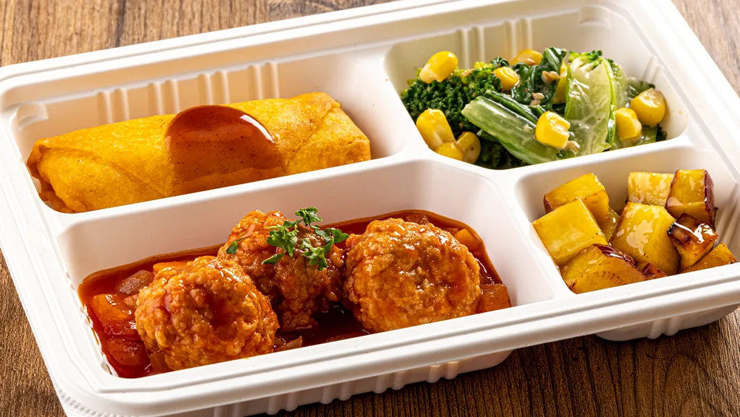ゴロッと肉団子のトマト煮込み