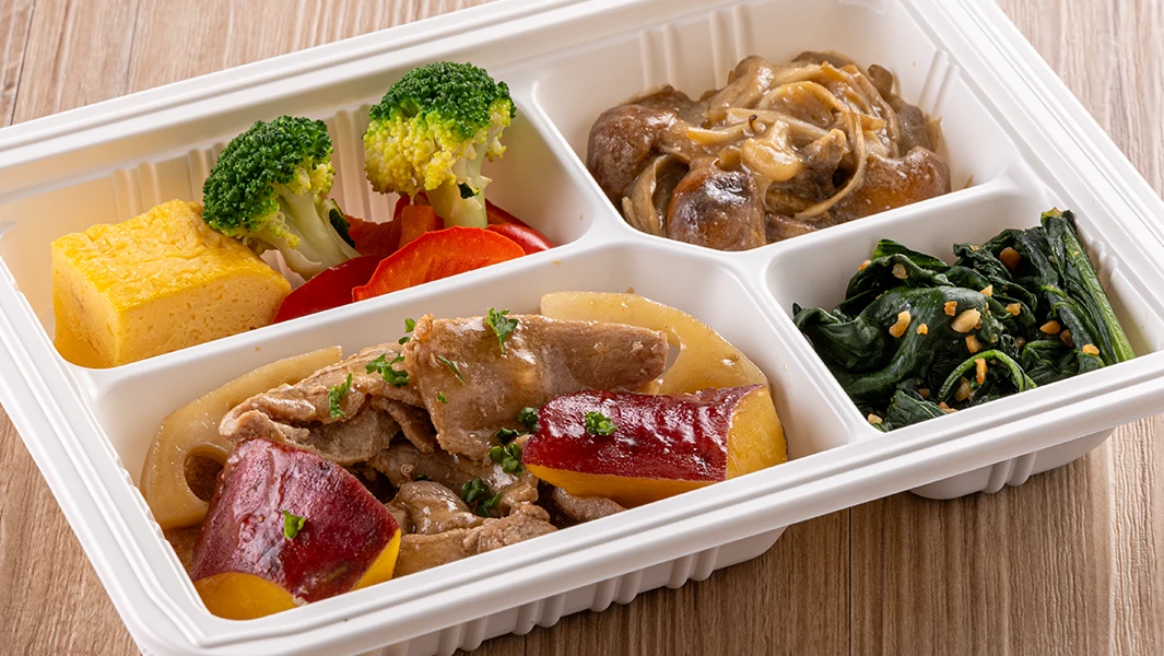 さつま芋と豚肉のてりてり煮