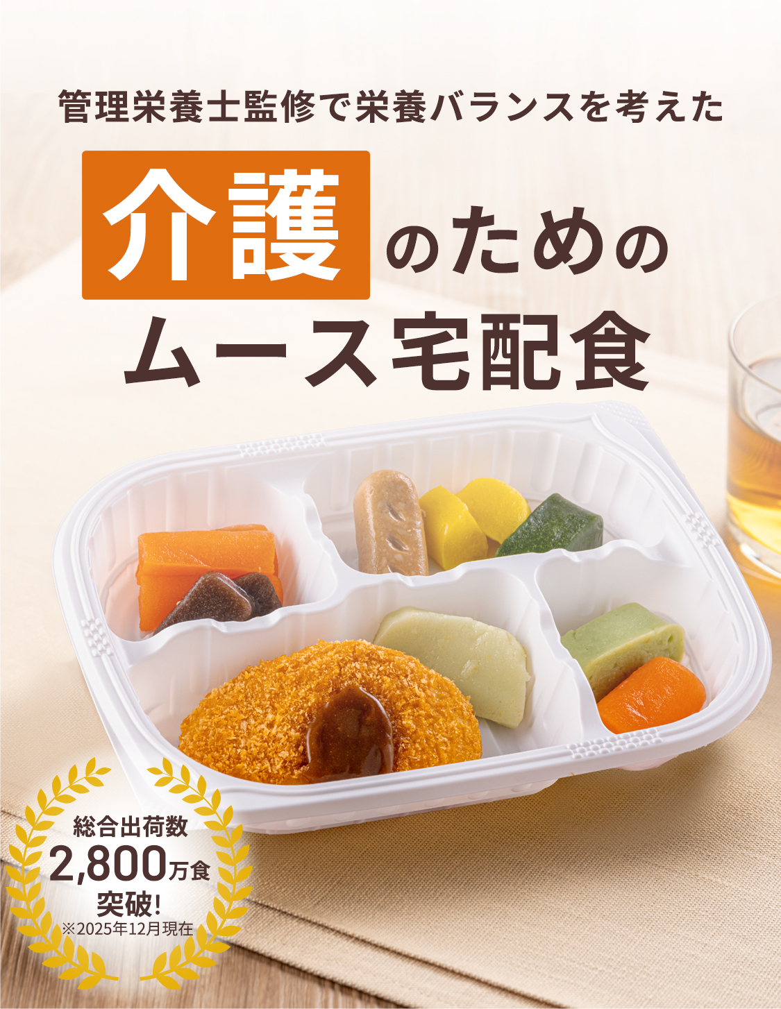 管理栄養士監修で栄養バランスを考えた 介護のためのやわらか宅配食