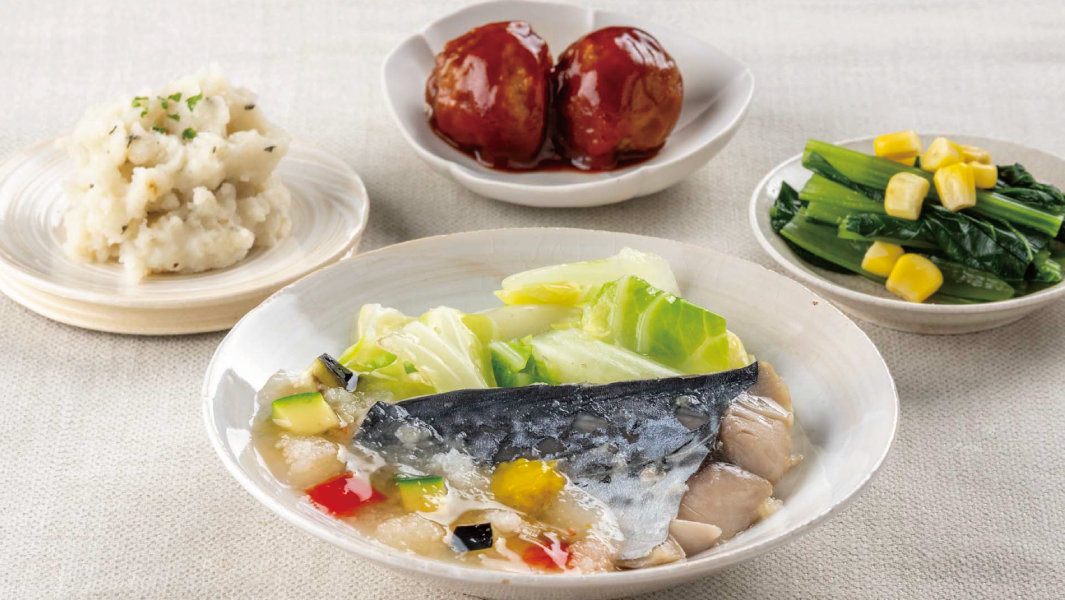 さわらの野菜みぞれあん