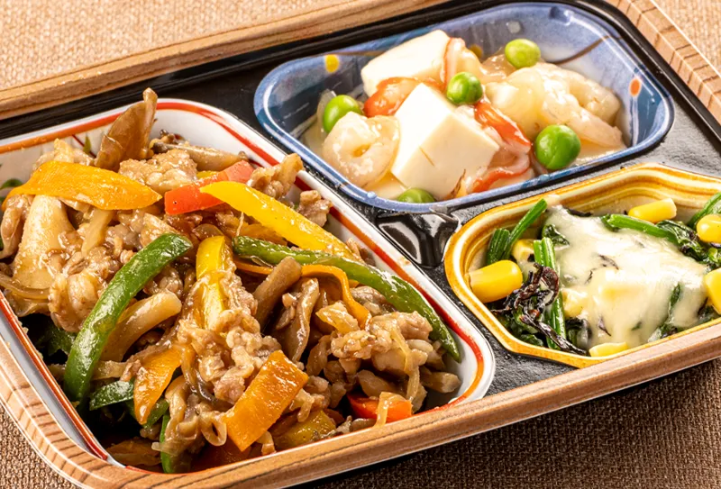 牛肉と彩り野菜のオイスター炒め