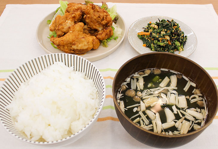 野菜を楽しむおみおつけに置き換え