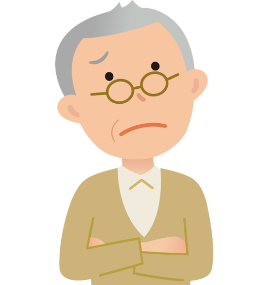 悩む人のイラスト1