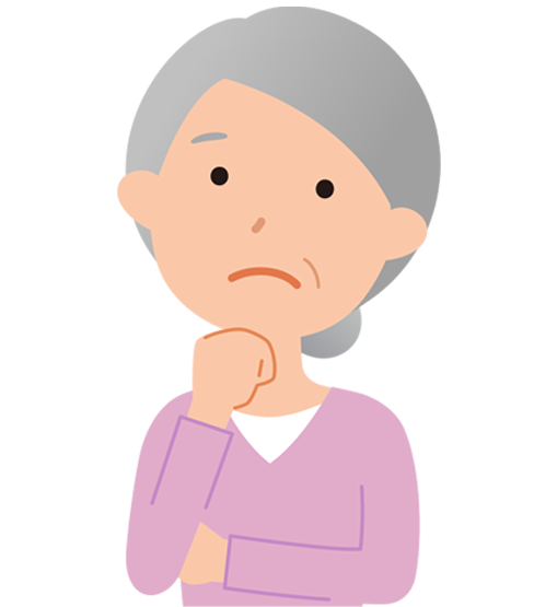 悩む人のイラスト2