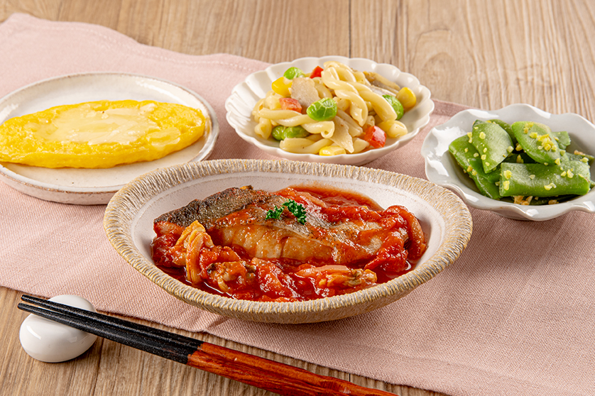 めばるのアクアパッツァ風