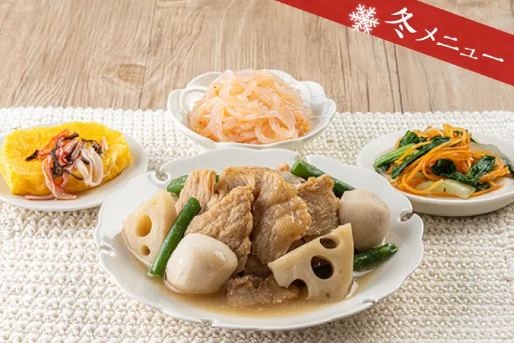 冬野菜と豚肉のうま煮