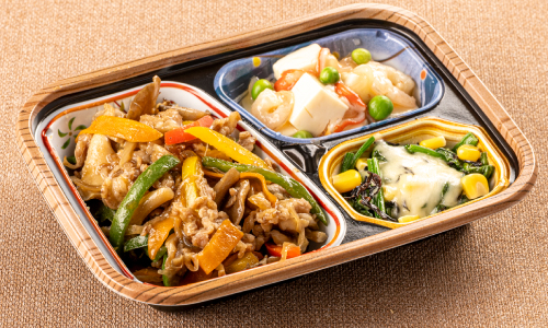 牛肉と彩り野菜のオイスター炒め