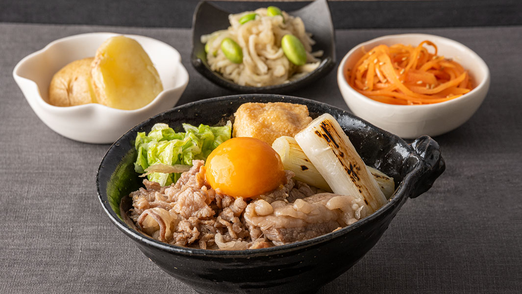 とろっと卵の牛すき煮