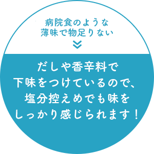 管理栄養士が栄養成分をしっかり計算した、バランスの良いお料理です。