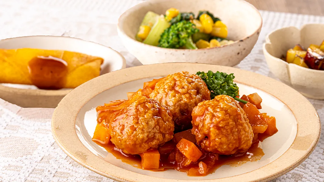 ゴロッと肉団子のトマト煮込み