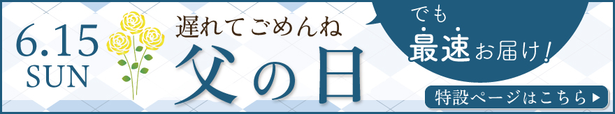 遅れてごめんね父の日